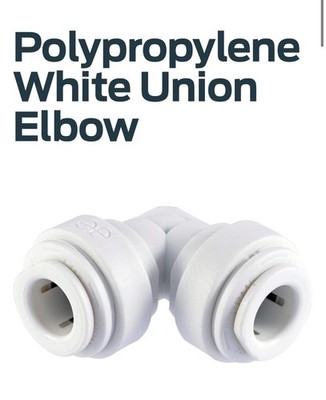 John Guest Speed fit PPO316W-US Equal Elbow 90 Degrees 1/2 x1/2  100 Ct New