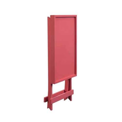 Convenience Concepts Designs2Go 22 in. Coral Standard Rectangle Wood Folding End - Picture 5 of 7