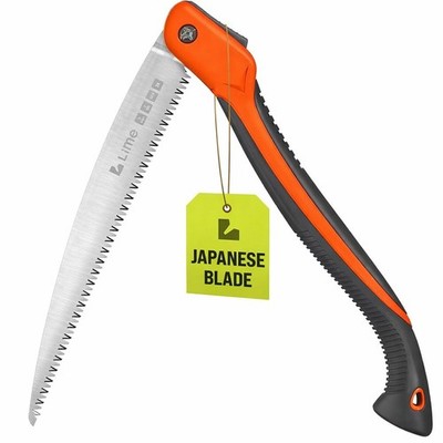 Folding Camping Saw 14 Inch Heavy Duty Triple-Cut SK5 Blade Tree Trimming