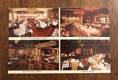 Postcard IL Rockton The Wagon Wheel Multi View 1966 Unposted (WP18)