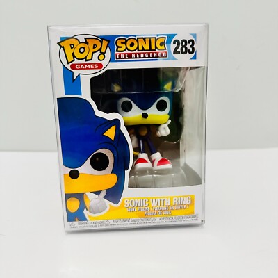 Funko Pop Games Super Sonic with Ring No 283 Vinyl Figure