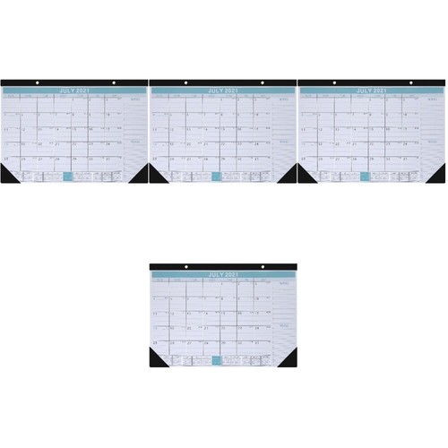 4 Pcs Schedule Planning Calendar Office Calendars Large for Wall