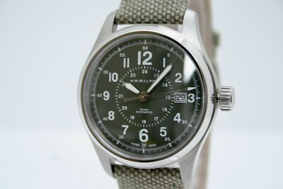 MINT/w Box] Hamilton Khaki Field H705950 Automatic Date 100m Men's