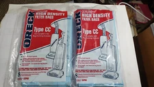 Lot of 2 Oreck Vacuum Genuine High Density CC Upright XL Pack of 8 BRAND NEW