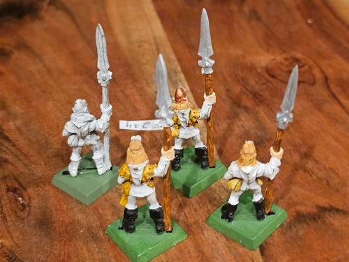 Warhammer Fantasy AOS Wood Elves Wanderers Glade Guard Spearmen Marauder OOP x4 - Picture 16 of 24