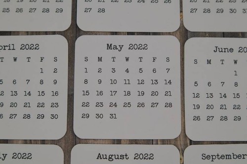 Mini Calendar Stickers for Planners and Journals - 2025 or 2026 - Picture 9 of 12