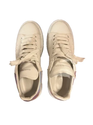 Alexander McQueen Baskets Chaussures 38 Blanc Homme - Photo 1/4