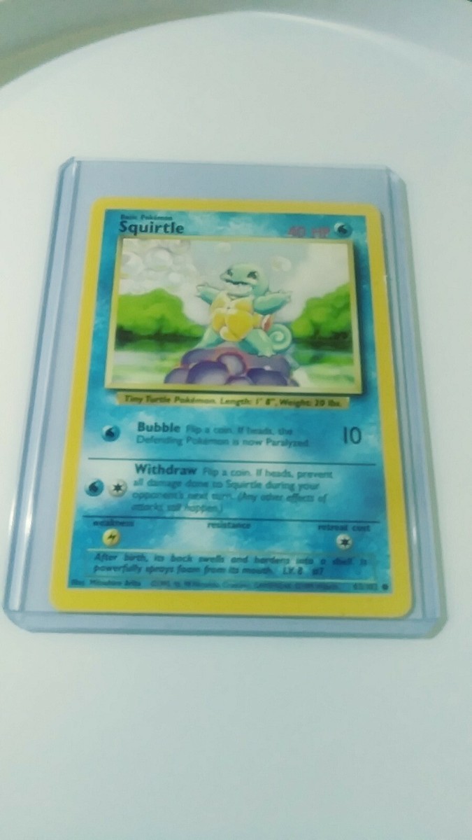 ポケモンカードゲーム Squirtle 1st edition shadow less Amazon.com: Pokemon - Squirtle - Basic 63/102 - Shadowless