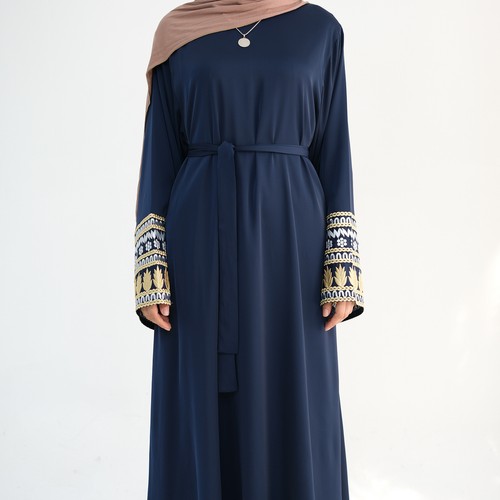 Maxi Vestidos de Noche Islámicos Vintage Kaftan Mujeres Musulmanas Abaya Dubai - Imagen 16 de 27