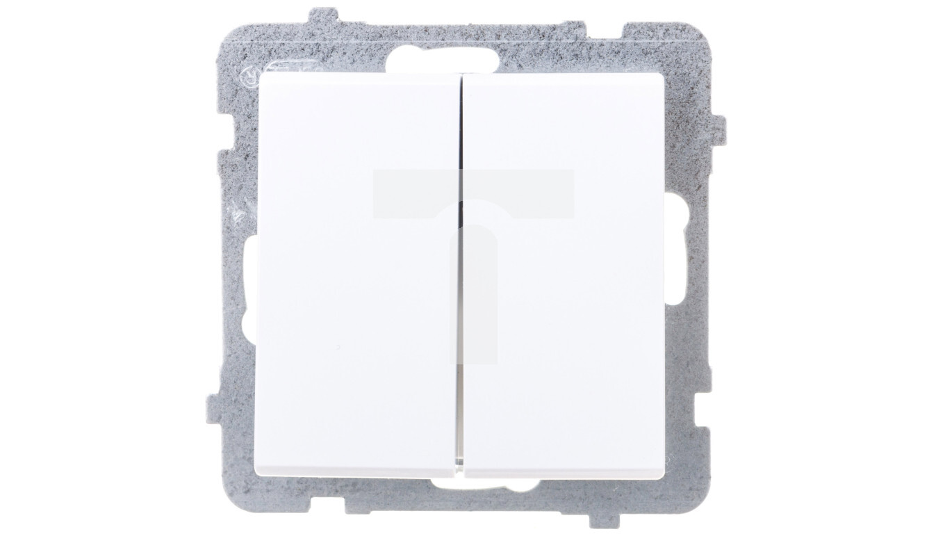 SONATA White candlestick switch ŁP-2R/m/00 /T2UK