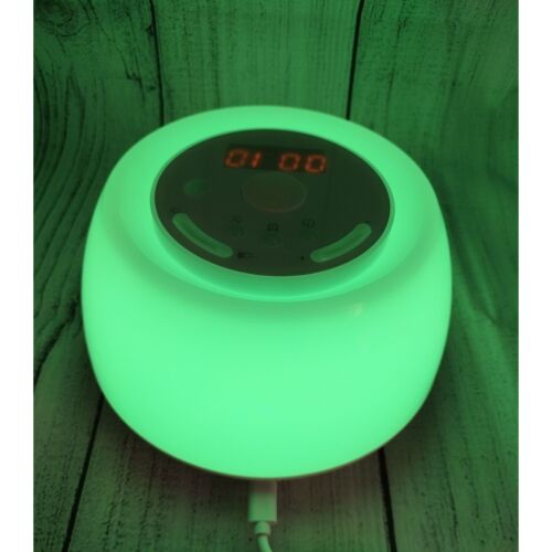Despertador Blanco Ruido Sonido Máquina Mood Light Cambio de Color Recargable - Imagen 3 de 10