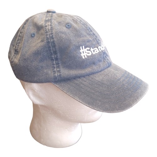 Stand Firm #StandFirm Baseball Hat Cap Gray Strapback Adjustable Hit Wear - Picture 6 of 9