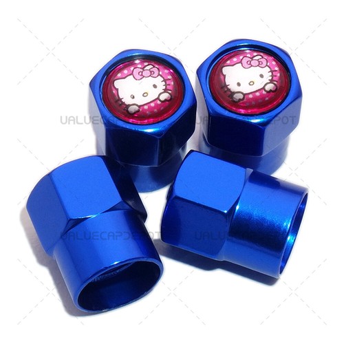Hex Pink Hello Kitty Logo Car SUV Wheels Tire Air Valve Caps Stem Dust Cover - Bild 11 von 11