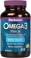 Nutrition Omega-3 Brain Formula Natural Wild Caught Triglyceride Form DHA 860...