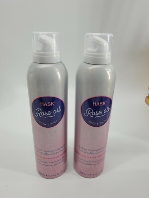 Husk Rose Oil Bath & Body Radiant Foaming Body Wash 7 Oz organic  rose oil