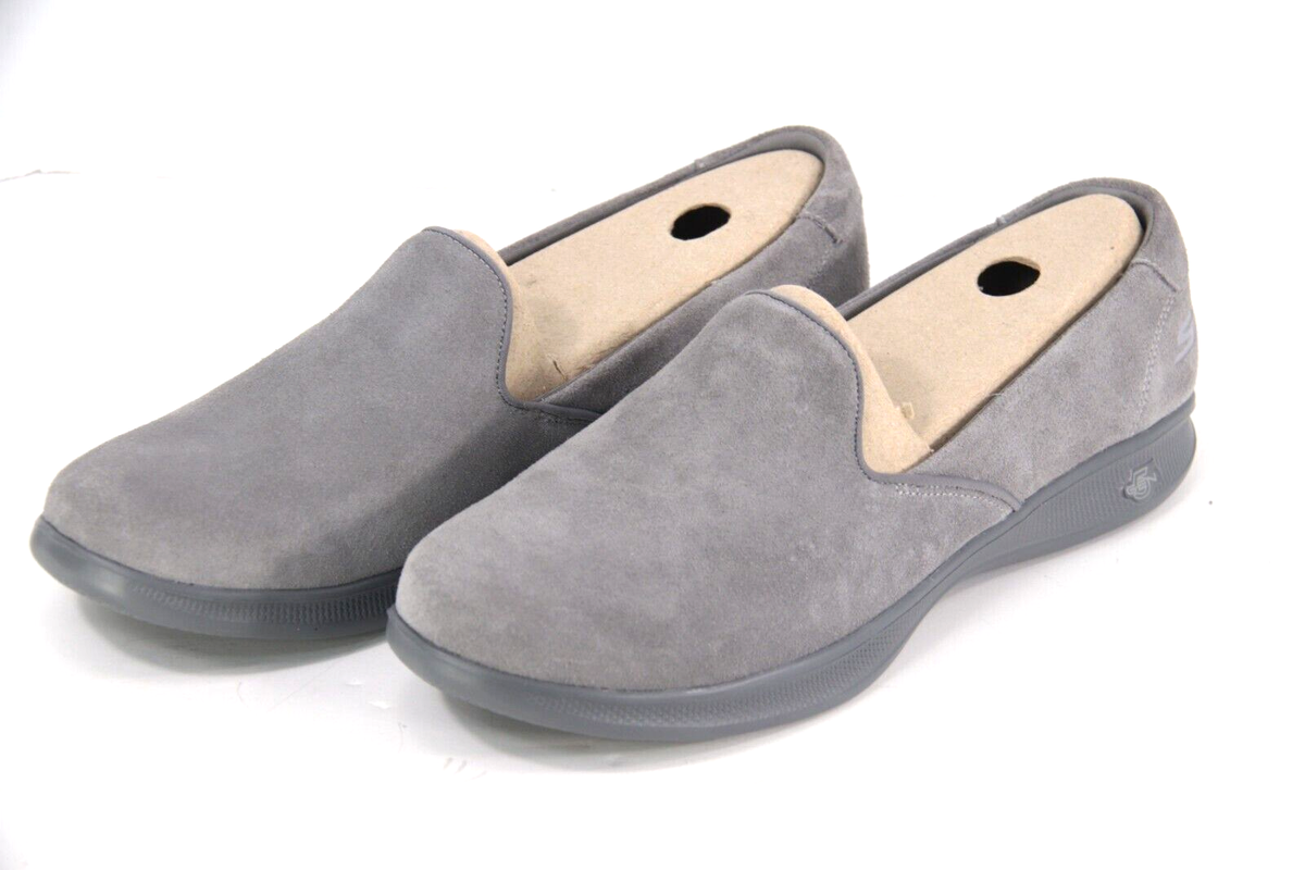 SKECHERS On-the-Go Flex Women's 11 slip-on Shoes Goga MAX Gray