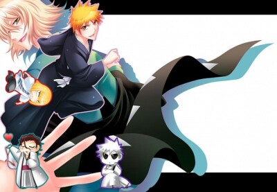 Anime vizard aizen sousuke hirako shinji hollow ichigo Stitched Gaming Mat Desk