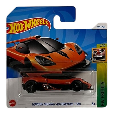 Hot Wheels 235/250 HW Exotics 7/10 Gordon Murray Automotive T.50 HRY89 NEU & OVP