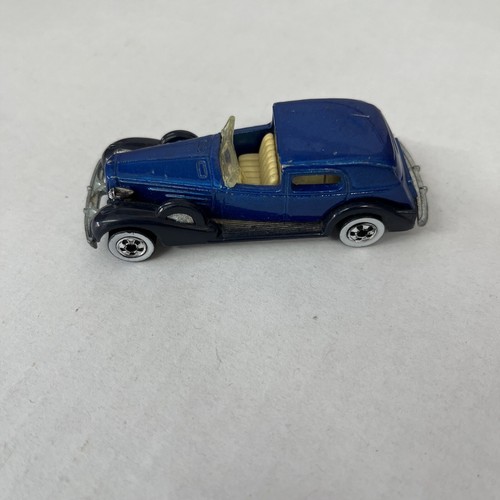 1981 Hot Wheels Blue '35 Classic Caddy Cadillac Whitewall Malaysia - Picture 5 of 11