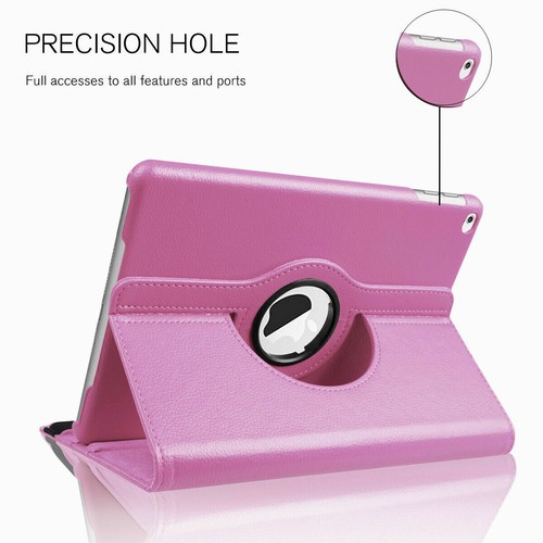 For iPad 10th 9th 8th 7th 6/5th Gen Leather Smart Flip Case Rotating Stand Cover - Picture 36 of 71