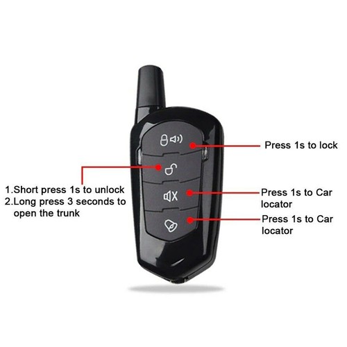 Universal 12V Car Keyless Entry Remote Control Door Lock Security Alarm System - Picture 15 of 19