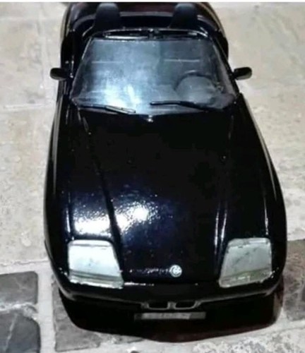 Modellino BMW Z1 AC Schnitzer in Ferro scala 1: 24 Nero
