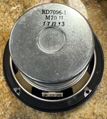 POLK AUDIO MONITOR 70 SERIES II MID MIDRANGE WOOFER SPEAKER RD7096