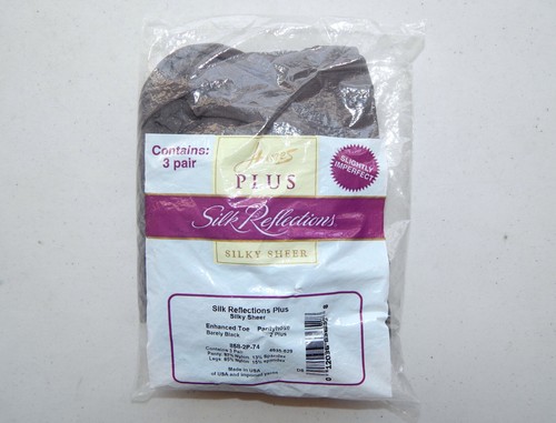 Hanes Plus Style 0A660 Silk Reflections Silky Sheer Size 2 Plus In - Foto 7