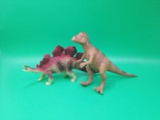 Vintage Pachycephalosaurus  Stegosaurus Dinosaur Toy Animal Figure Collectible