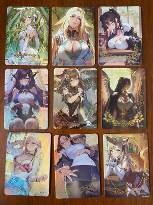 Goddess Story Doujin Anime Waifu Girls From All Lifes SJ 16 Cards Complete Set
