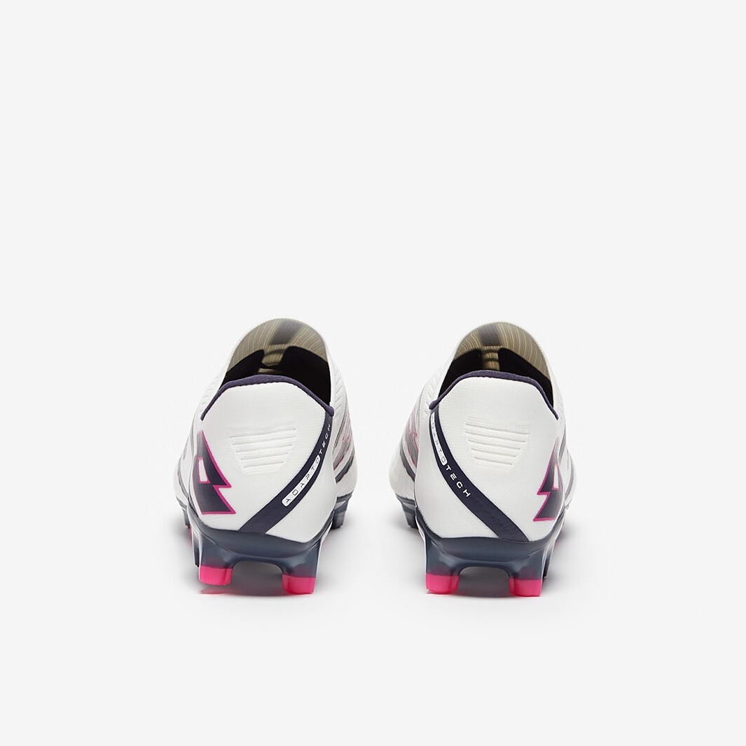 Lotto Maestro 100 IV FG tacchetti calcio uomo tutti bianchi navy vividi fucsia 10 5 nuovi con scatola