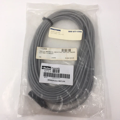 NEW Parker Pneumatic Sensor SI-D 10M Flex Magnetic Inductive 9126344322 Cylinder