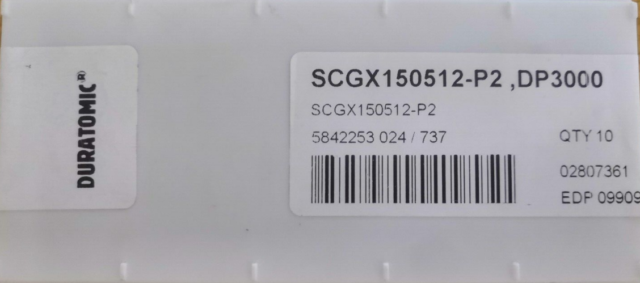 ORIGINAL 10 PCS USER TOOLS SCGX150512-P2 DP3000
