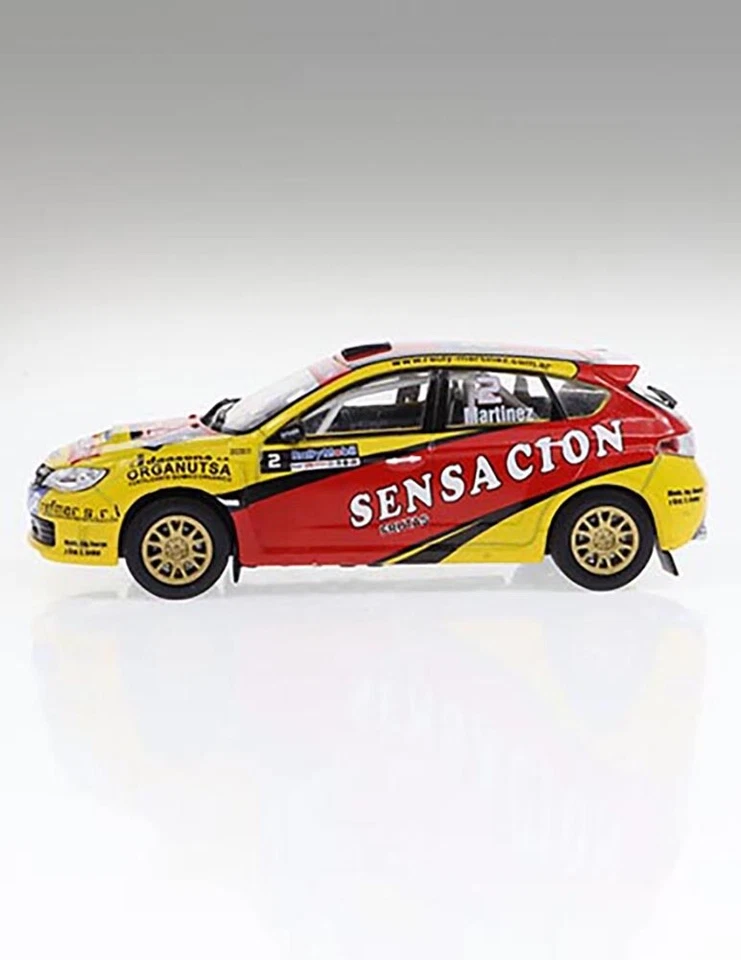 Subaru Impreza STI WRC 2010 Martínez-Mussan Raro Rally Diecast Car 1:43+Revista Foto 3 de 4