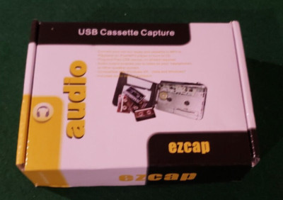 Ezcap Portable Tape USB Cassette Capture in box