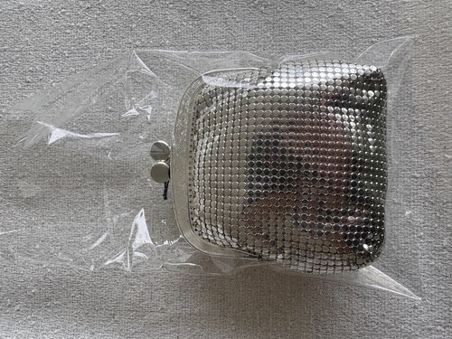 Glomesh Silver Coin Purse, Genuine, Vintage, with tag - Picture 7 of 8