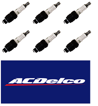 DELCO SPARK PLUGS CHEVROLET 1941 1942 1943 1944 1945 1946 1947 1948 216 217 235 - Bild 1 von 1