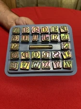 Leather Craft ABC Number Stamp Punch Set 3/4" Stamping Tool Craftool #Y4