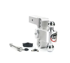 Weigh Safe for 180 Hitch - Drop Hitch w/Chrome Combo Ball - 6" Drop for 2.5" Sha
