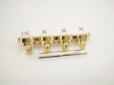 New Trumpet Mouthpiece Set 1.5C 3C 5C 7C Trompet Brass Sliver Gold Plated Mouth-
