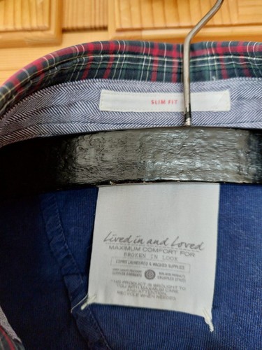 Herrenhemd ESPRIT Kragenweite 38 cm SLIM FIT Langarm karo - Bild 2 von 5