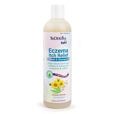 TriDerma Baby Eczema Wash & Shampoo Gentle 2-in-1 for Sensitive Skin 12 oz
