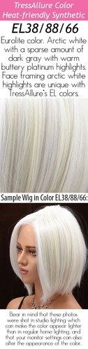 PICTURE PERFECT Peluca de TRESSALLURE *TODOS LOS COLORES ¡Amigable con el calor! Mono Top +Encaje NUEVO - Imagen 41 de 46