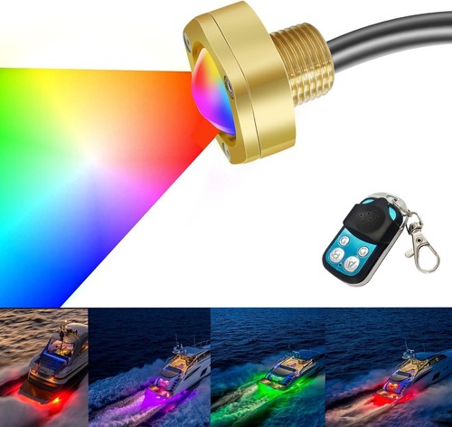 Drain Plug Light, Super Bright LEDs Underwater Boat Light, Replaces Standa... - Picture 12 of 12
