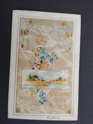 Oregon: Free Bridge 1908 Easter Postcard, DPO Wasco Co - Picture 2 of 2