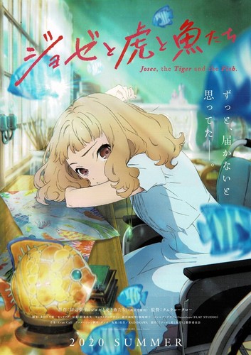 Josee, the Tiger and the Fish (2020) Mini Movie Poster Flyer Japan Free Shipping