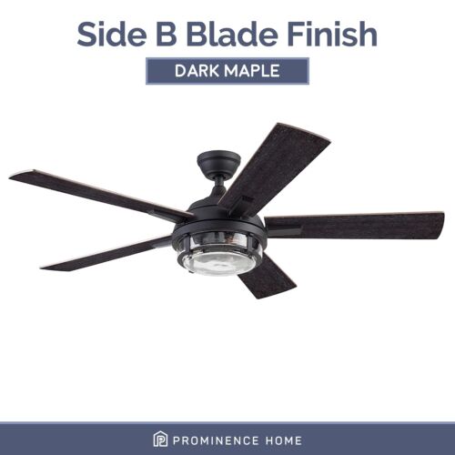Prominence Home Freyr, 52 Inch Indoor Outdoor LED Ceiling Fan with Light, Rem... - Picture 8 of 12