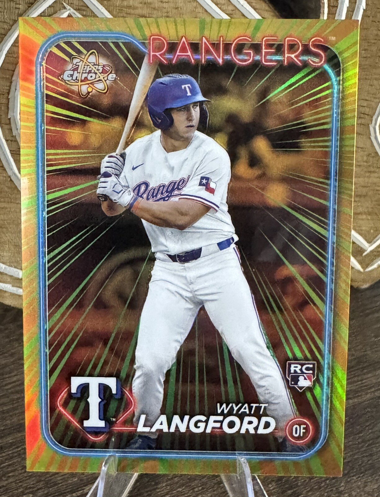 2024 Topps Chrome Wyatt Langford RC Rookie Radiating #RR-11 SSP