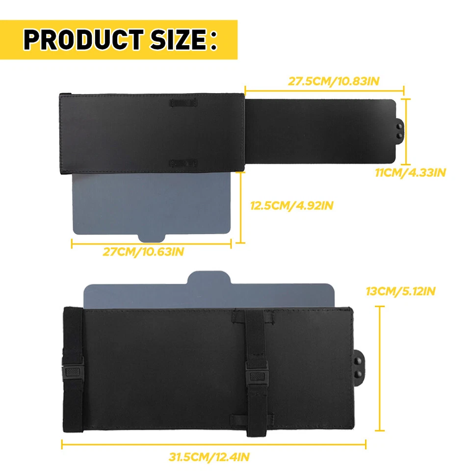 Car Shade For Sun Extend Visor Shield Anti Glare Extension Driving Universal Foto 4 de 4