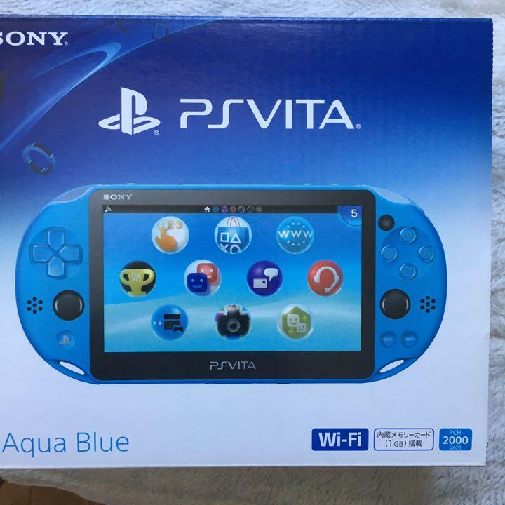 SONY PS Vita PCH-2000 ZA23 Aqua Blue Console Wi-Fi model